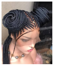 custom hand braided wig unit