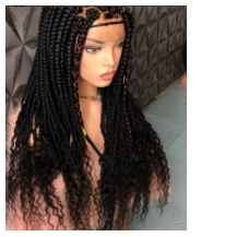 custom hand braided wig unit